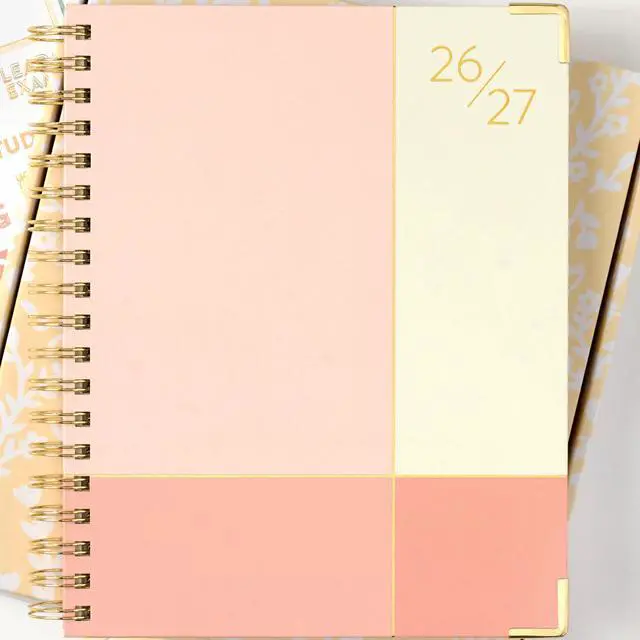 Main image of Work Planner 2026-2027 | 12-Month Weekly Calendar (Start Monday) | Vertical Weekly Layout | Monthly Review | Budget & Goal Tracker | Customizable Routine & Goals Checklists
