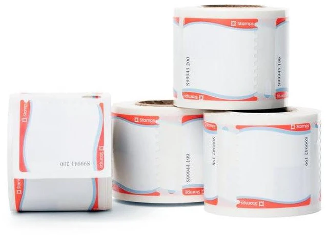 Main image of NetStamps 800-Pack (4 Roll) Printable Postage Labels (Subscription Required) - Print Approved Postage - Label Printer Required - Business, Personal, Home