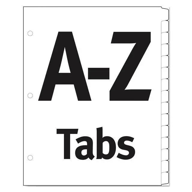 Alt view image 3 of 3 - 11677 Table 'n Tabs Dividers, 26-Tab, Letter (Pack of 12)