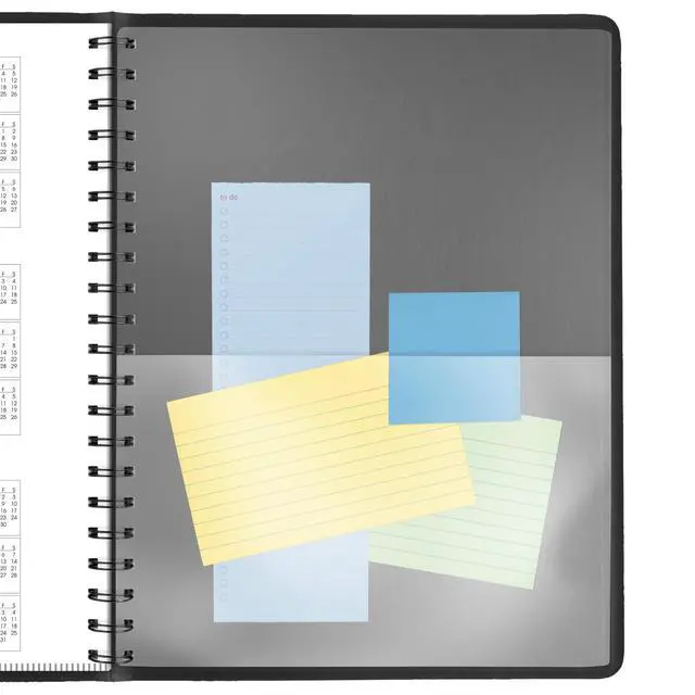 Alt view image 5 of 7 - 2026 Appointment Book Planner, Daily, 8" x 11", Large, Four Person Group, Black (708220526)