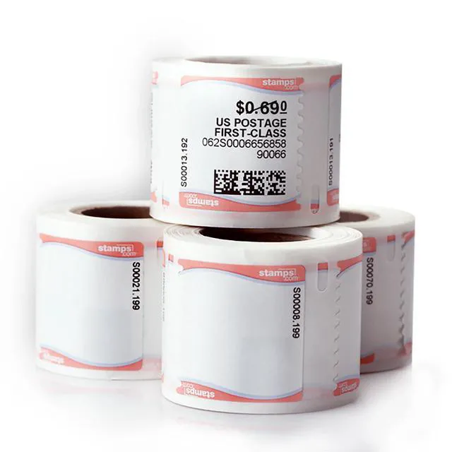 Alt view image 2 of 7 - NetStamps 800-Pack (4 Roll) Printable Postage Labels (Subscription Required) - Print Approved Postage - Label Printer Required - Business, Personal, Home