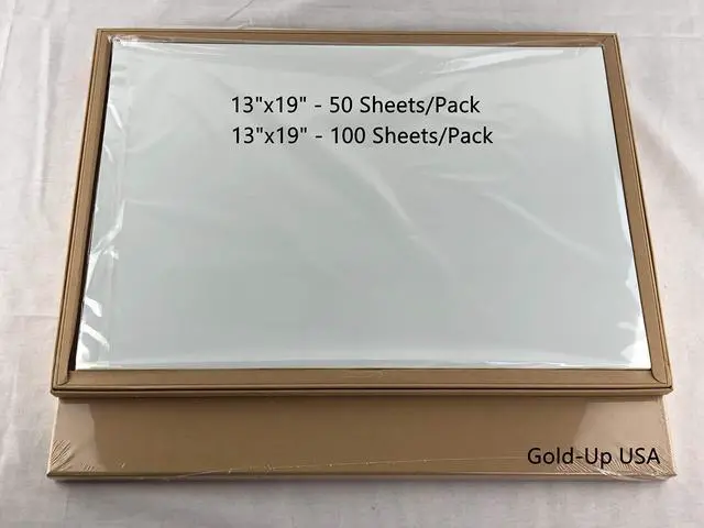 Alt view image 2 of 2 - 13 x 19 Inch Waterproof Inkjet Transparency Film for Silk Screen Printing - 1 Pack (100 Sheets)