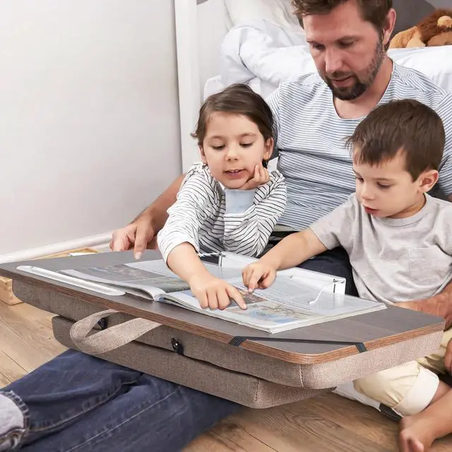 Alt view image 6 of 7 - Lap Desk 24 inches Extra Large - Versatile and Comfortable for Work and Leisure