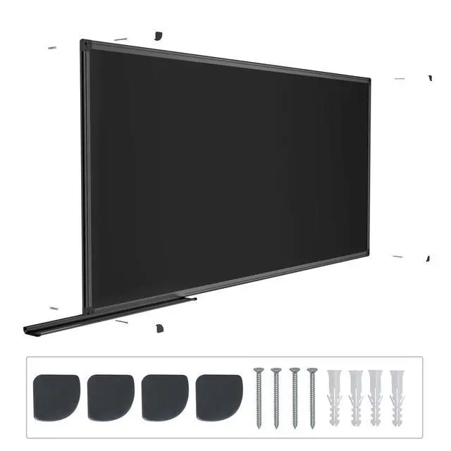 Alt view image 7 of 7 - Magnetic Chalkboard 48 x 24 Inches - Black Aluminum Frame Chalk Board Words Sign Wall Decor Plaque for Business, Menu, School, Office - Magnet Bulletin Display Board Pizarra