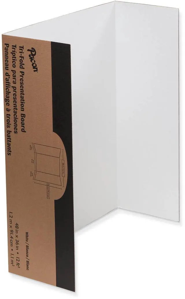Alt view image 2 of 5 - Presentation Boards, Single Wall, White, 48" x 36", 12 Count