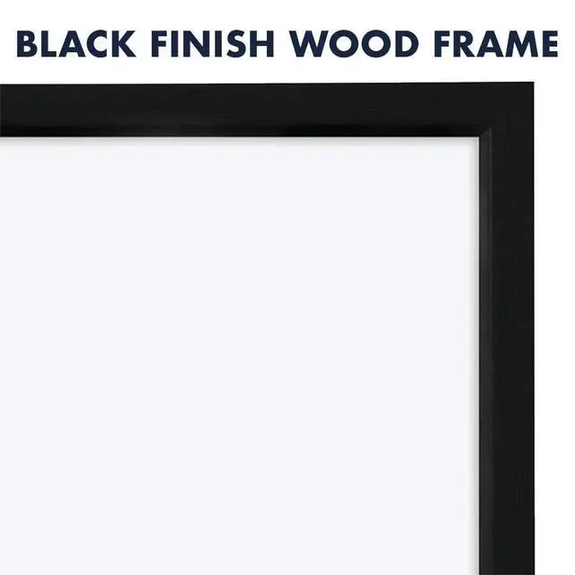 Alt view image 7 of 7 - Whiteboard, Dry Erase Board, Magnetic, 17" x 23", White Board, Black Frame, Includes Dry Erase Markers and Magnets, 4 Pack (MWDW1723M-BK)
