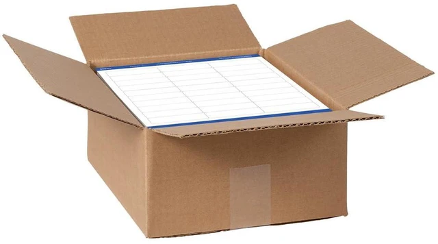 Alt view image 2 of 7 - Waterproof Sticker Labels for Printer - 1" x2-5/8 Mailing Labels, Ultrahold Permanent Adhesive, Laser Printers, 15,000 Printable Address Label Sheets (95520)