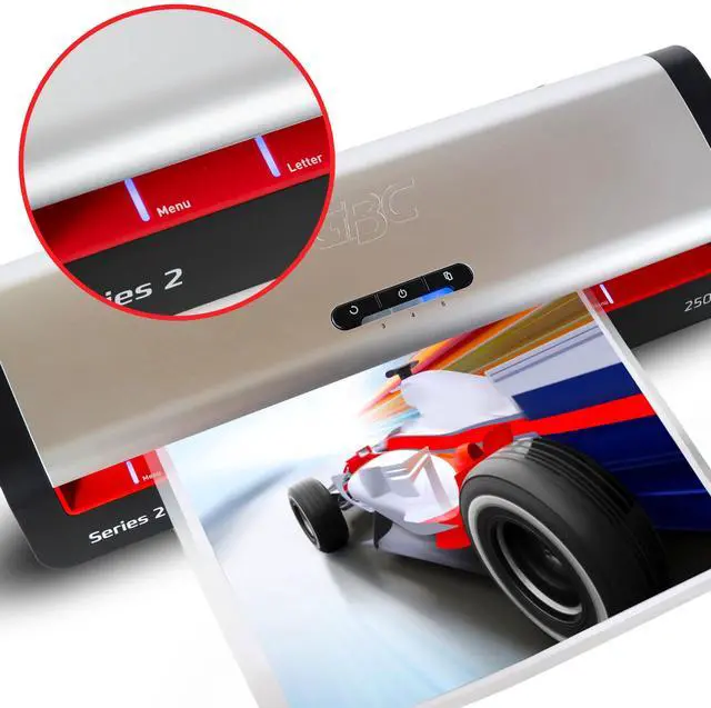 Alt view image 5 of 7 - Laminator Machine, Smart Entry LED Guides, Jam Release, Wide 13" Input, Includes Laminating Sheets (250HS)