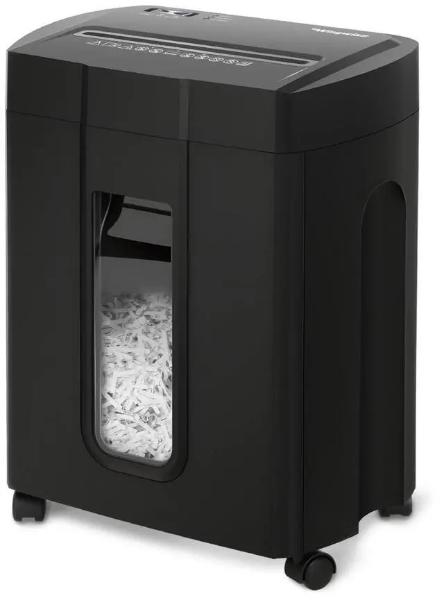Main image of 15 Sheets Paper Shredder for Home Office | Noise 48dB, P-4, 10Mins Runtime, 4.7 gal, Cross Cut, Shreds Credit Cards & CDs