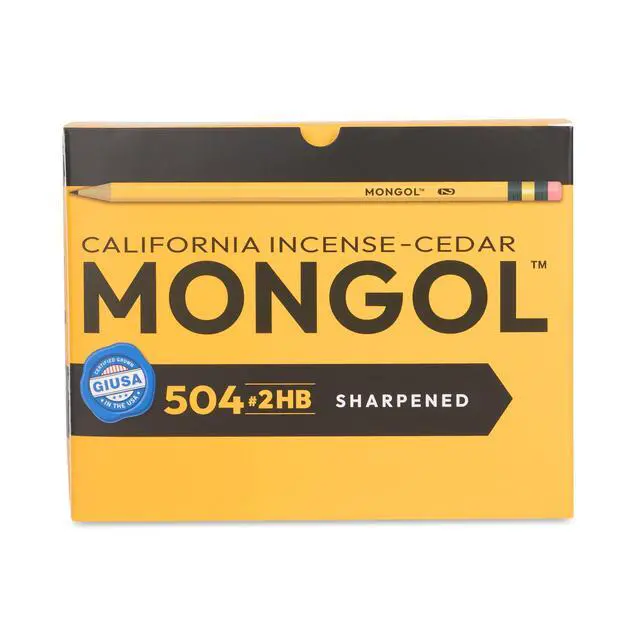 Alt view image 7 of 7 - Classic Incense Cedar #2 Pencil - 504-Pack - Pre-sharpened, European Graphite Core, US Grown Cedar, Smudge Free Eraser Nontoxic PMA Certified
