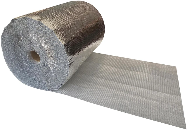 Main image of USA Reflective Bubble Insulation Roll, 24" x 125' | One-Sided Bubble Foil, Thermal Barrier, Window Insulation For Summer & Winter, Radiant Barrier Wrap