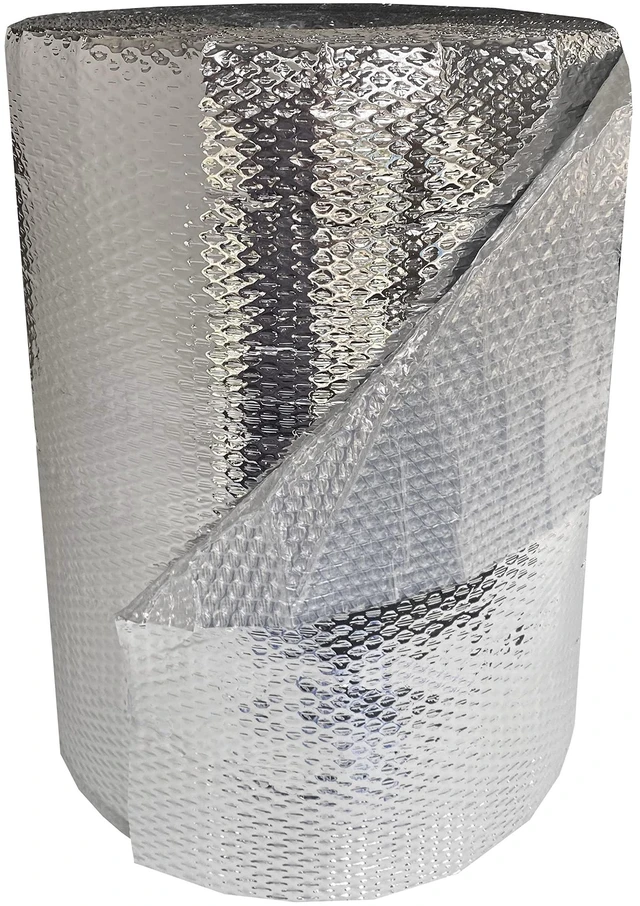Alt view image 4 of 7 - USA Reflective Bubble Insulation Roll, 24" x 125' | One-Sided Bubble Foil, Thermal Barrier, Window Insulation For Summer & Winter, Radiant Barrier Wrap
