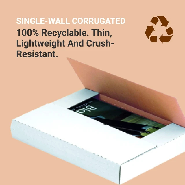 Alt view image 3 of 5 - Shipping Boxes Medium 20"L x 16"W x 1"H 20-Pack - Corrugated Cardboard Box for Moving, Mailing, Packing, Packaging and Storage