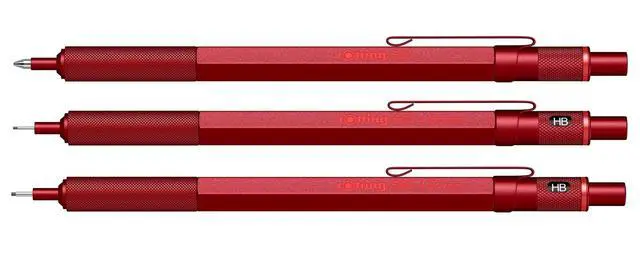 Alt view image 2 of 7 - 600 Ballpoint Pen, Medium Point, Black Ink, Red Barrel, Refillable (Pack of 3)