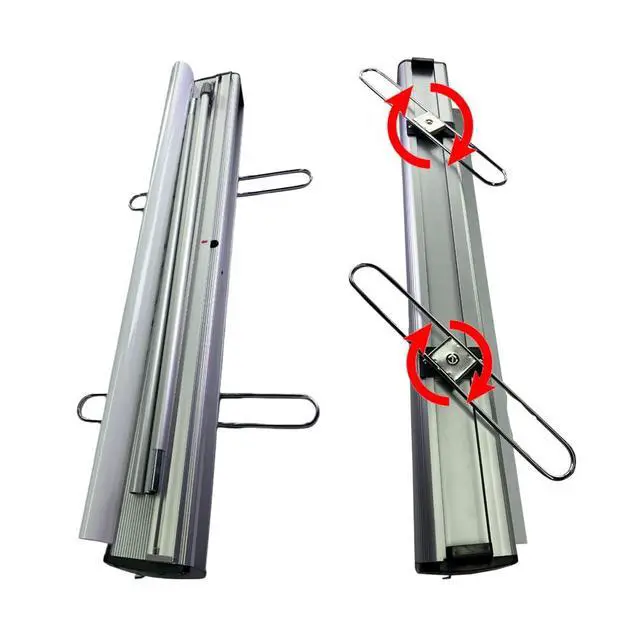Alt view image 4 of 6 - Retractable Banner Stand- Roll Up Banner Stand 24"x80" For Trade Shows Retail Display (Stand Only)