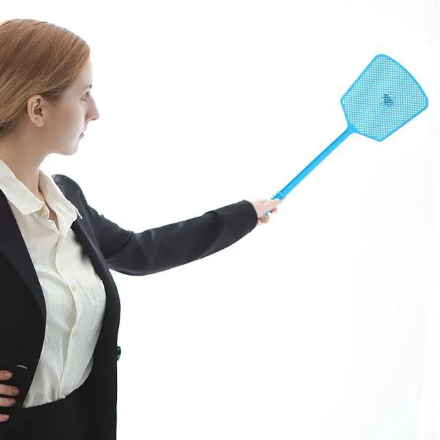 Alt view image 3 of 7 - Fly Swatter,Plastic Flyswatters Multi-Pack,6 Bulk Vibrant Colorful Fly Killer,Long Handle Bug Swatter for Indoor and Outdoor