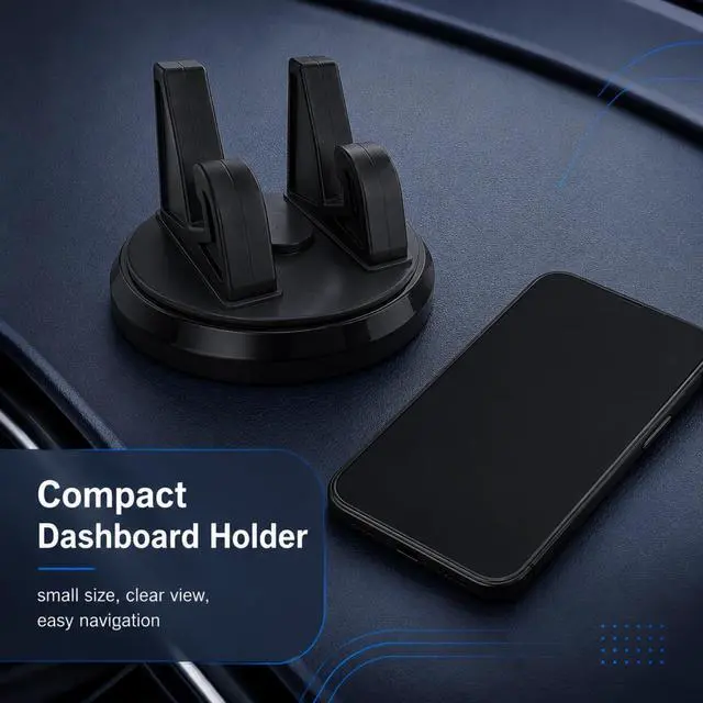 Alt view image 5 of 6 - Car Dashboard Mobile Phone Holder,360 Degree Rotation Car Dashboard Phone Mount,Para Poner El Telefono En El Carro Anti-Slip Center Console Phone Fixing Device, Suitable For Various Dashboards