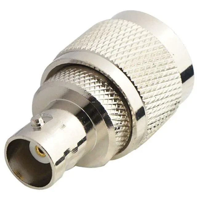 Alt view image 7 of 7 - BNC UHF Coax Connector PL259 UHF Male to BNC Female Coaxial Connector Low Loss Coax Adapter for RF Antennas/Wireless LAN Devices/Coaxial Cable/Wi-Fi Radios Pack of 2