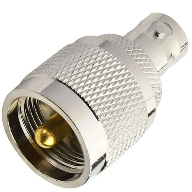 Alt view image 6 of 7 - BNC UHF Coax Connector PL259 UHF Male to BNC Female Coaxial Connector Low Loss Coax Adapter for RF Antennas/Wireless LAN Devices/Coaxial Cable/Wi-Fi Radios Pack of 2
