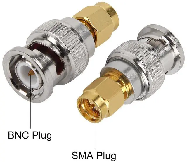 Alt view image 6 of 7 - 8pcs SMA to BNC Adapter Kits 2 Sets Male Female RF Coaxial Adapter Coax Connector for Radio, Antenna, TV, Test Equipment