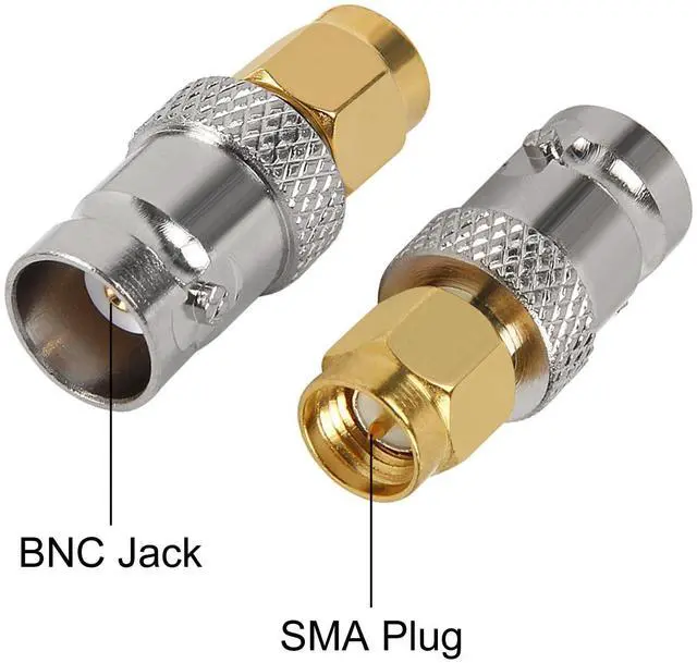 Alt view image 4 of 7 - 8pcs SMA to BNC Adapter Kits 2 Sets Male Female RF Coaxial Adapter Coax Connector for Radio, Antenna, TV, Test Equipment