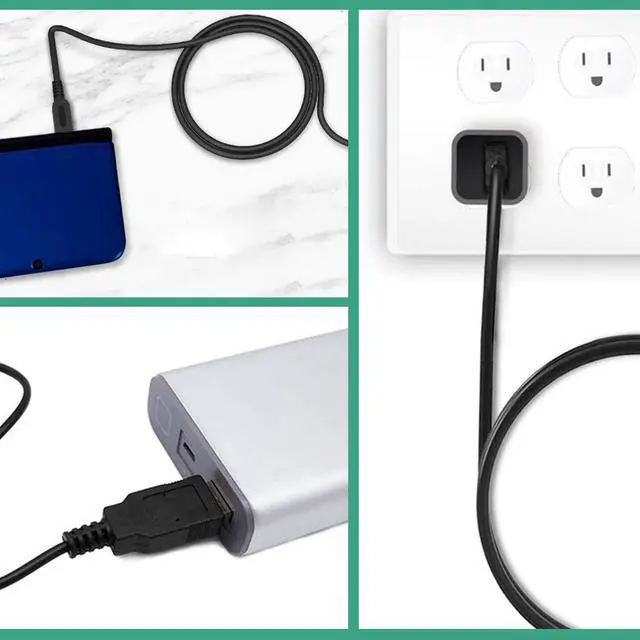 Alt view image 5 of 7 - 3DS USB Charger Cable, Power Charging Lead for Nintendo 3DS, 2DS, DSi - Black