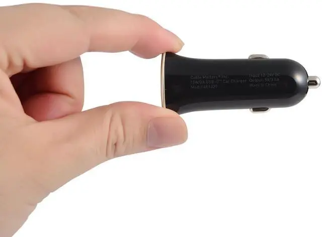 Alt view image 4 of 6 - 15W 3A USB-C Car Charger with 3ft USB-C Cable