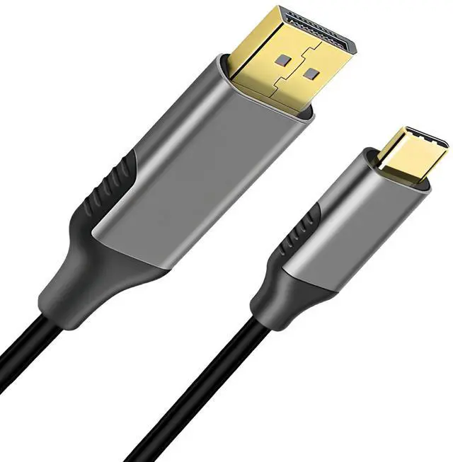 Main image of USB C to DisplayPort Cable 6FT, DP to USB C Cable for Monitor, Type-C to Displayport, Type C to DP Compatible with MacBook Pro/Air, iPad Pro, iMac, Dell XPS