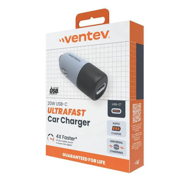 Alt view image 5 of 7 - 20W ULTRAFAST USB C Universal Car Charger