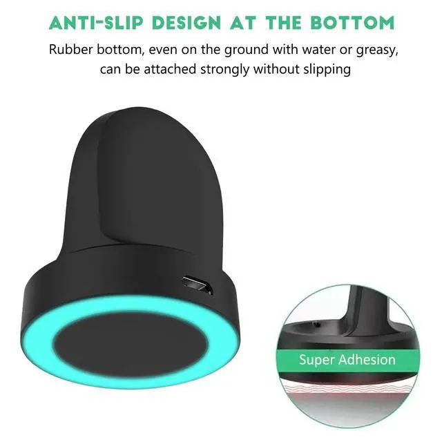 Alt view image 6 of 6 - for Samsung Galaxy Watch harger, Fast Charging Magnetic Dock Stand Compatible with Samsung Gear S3 S4 S2