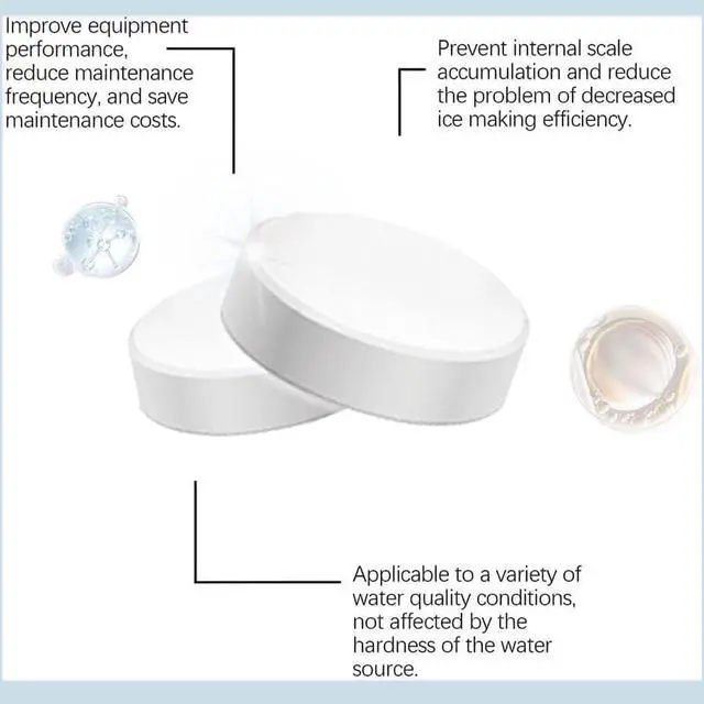Alt view image 3 of 7 - Ice Machine Cleaner Maker Descaler - 24 Ice Maker Cleaner Tablets, Compatible with Opal, Kitchenaid, Helps Remove Hard Wate