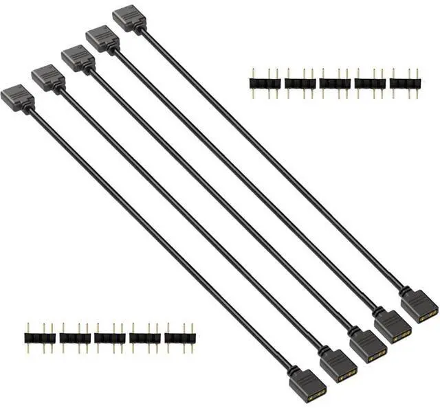 Main image of ARGB 30cm Cable 5V 3 Pin Addressable RGB Splitter ExtensionCable ARGB LED Sync Cable for Extend PC Computer ARGB Fans Or LED Series