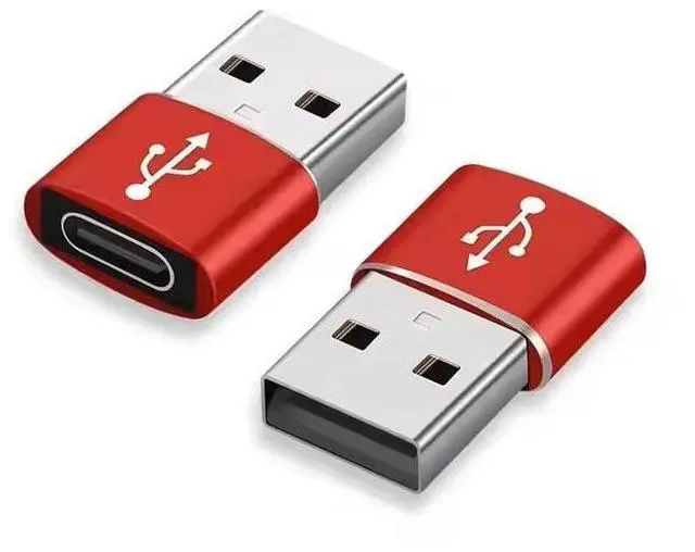 Main image of USB Adapter | USB Type-A to USB Type-C Adapter, 2.0 Chargers, Data Transfer, Lossless Audio Support for Headphones - 3 Pcs Pack