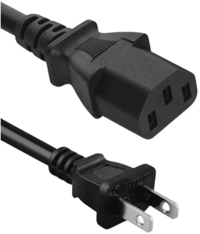 Main image of Power Cable, 2 Prong to 3 Prong Adapter Cord, 3ft, Compatible with Xbox 360, Xbox One, PS3