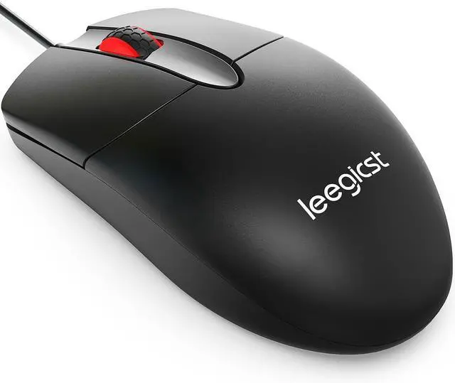 Main image of M102 Wired USB Optical Mouse (Black), 3-Button, Ergonomic Design, 1000 DPI, for Computers, Laptops, Chromebook, MacBook, PC, Comfort Size, Ambidextrous, Modern Style
