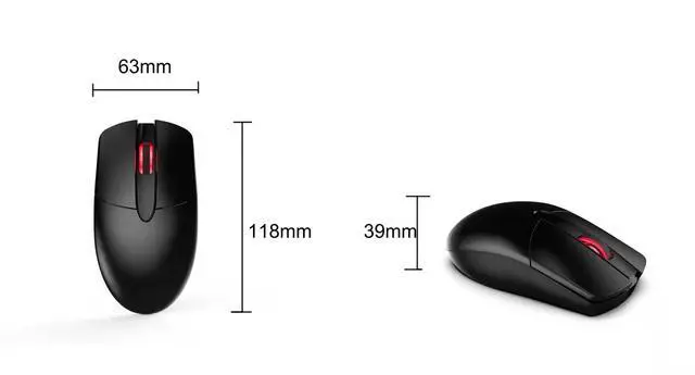 Alt view image 7 of 7 - M102 Wired USB Optical Mouse (Black), 3-Button, Ergonomic Design, 1000 DPI, for Computers, Laptops, Chromebook, MacBook, PC, Comfort Size, Ambidextrous, Modern Style