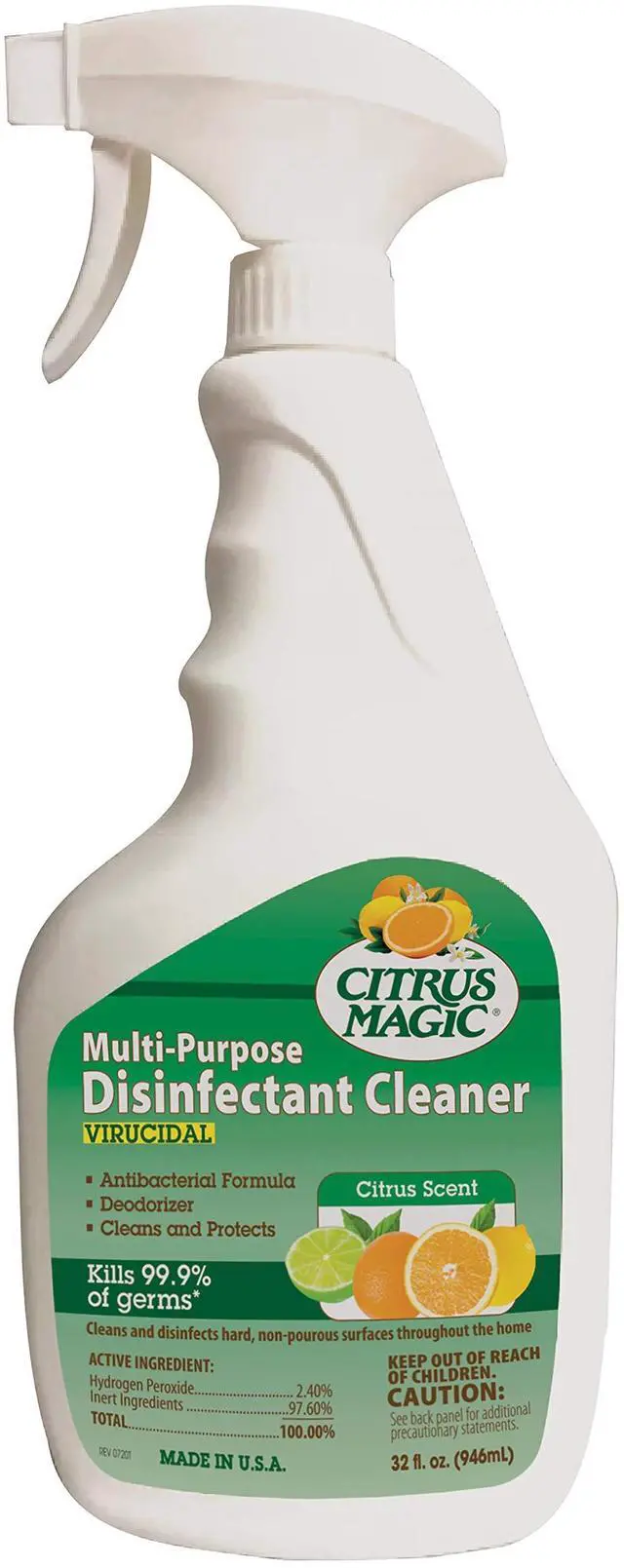 Main image of Multi-Purpose Disinfectant Cleaner, Citrus, 32-Fluid Ounce, 613773093