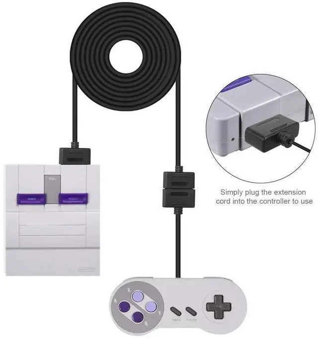 Alt view image 4 of 7 - 2PACK PS2 Controller Extension Cable, 6ft/1.8m Cord Compatible with Sony PlayStation 2 (PS2) Game Console & PS2 Controllers