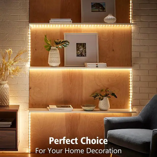 Alt view image 4 of 7 - Strip Lights USB 9.8Ft 180 LED Strip Lights Cuttable Each 2835 SMD