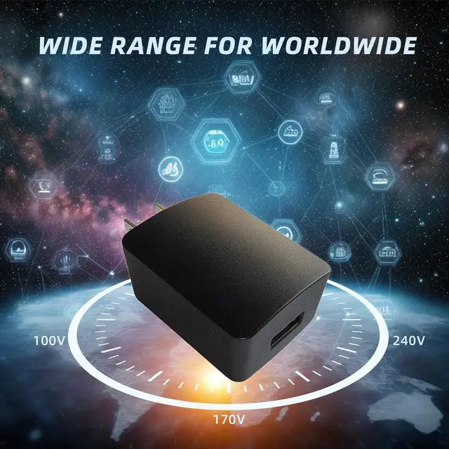 Alt view image 5 of 7 - 5V2A Power Adapter Plug for Wall Outlet -UL Certified, Black, 2pcs, 10W USB Charger Block for Cell Phones, Tablets, Earphones, Power Banks, Smart Wearables, Toys and More Electronic Gadgets