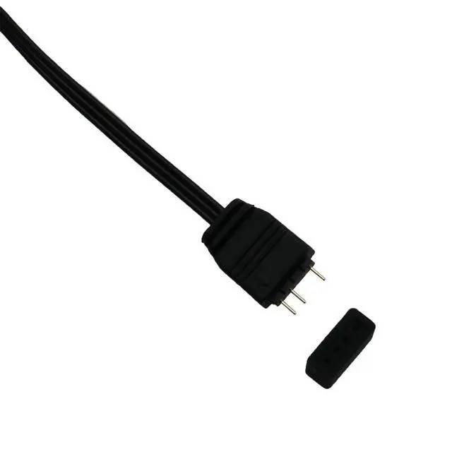 Alt view image 5 of 5 - ARGB Controller 5V 3Pin Aura RGB Controller Plastic SATA Power Supply Light Stripe Remote Controller
