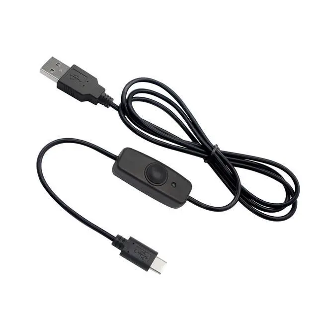 Alt view image 2 of 7 - Raspberry Pi Power Switch, 3.9FT with Indicator Light Raspberry Pi 4 Power Switch Type A to Type C USB Cable for Raspberry Pi 4