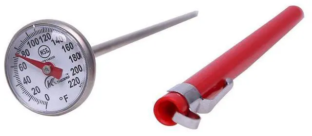 Main image of Instant Read 1-Inch Dial Thermometer,Best for The Coffee Drinks,Chocolate Milk Foam