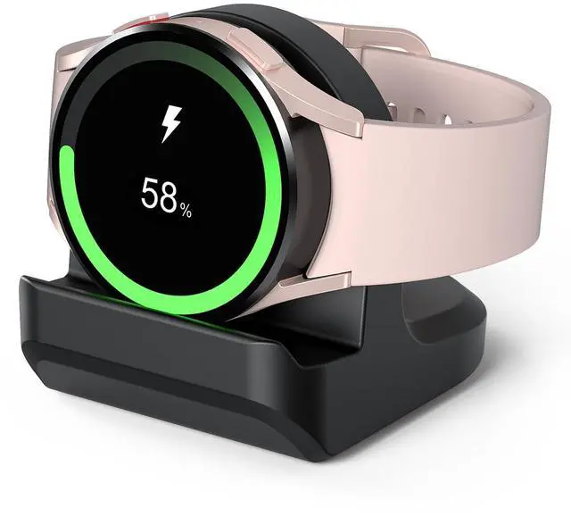 Main image of Stand for Samsung Galaxy Watch Ultra 2025 47MM/ 8 Classic 46MM/Watch 8 40/44MM/7 40,44mm/ Ultra/6 40 44mm Non-Slip Silicone Charging Dock,Charger Base Holder with Cable Management Slot,NOT Charger