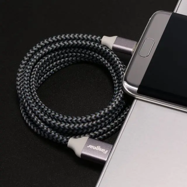 Alt view image 5 of 6 - Micro USB Cable 10ft 2 Pack 2.4A Fast Charging Android Phone Charger Cord Braided Micro-B 2.0 Cable Compatible for PS4 X-Box One Controller/Sam-Sung S6/Fire TV Stick/Kindle/Webcam (Black)
