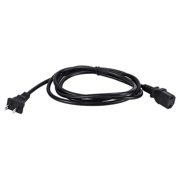 Alt view image 4 of 4 - 2 Prong AC Power Cord Compatible with Sony PS4 Pro/Xbox 360 Slim/Xbox One/Xbox 360 E, 6 Ft Power Cable Replacement
