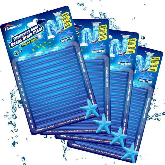 Main image of Drain Sticks Drain Cleaner Sticks Keeps Drains and Pipes Clear and Odor-free for Sink Pipe Cleaning Sticks for Drains As Seen On TV