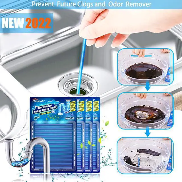 Alt view image 2 of 6 - Drain Sticks Drain Cleaner Sticks Keeps Drains and Pipes Clear and Odor-free for Sink Pipe Cleaning Sticks for Drains As Seen On TV