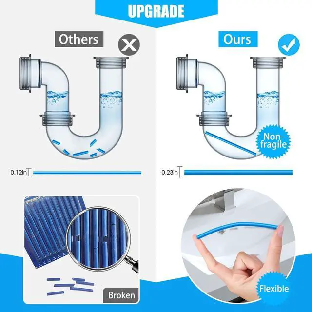 Alt view image 5 of 6 - Drain Sticks Drain Cleaner Sticks Keeps Drains and Pipes Clear and Odor-free for Sink Pipe Cleaning Sticks for Drains As Seen On TV