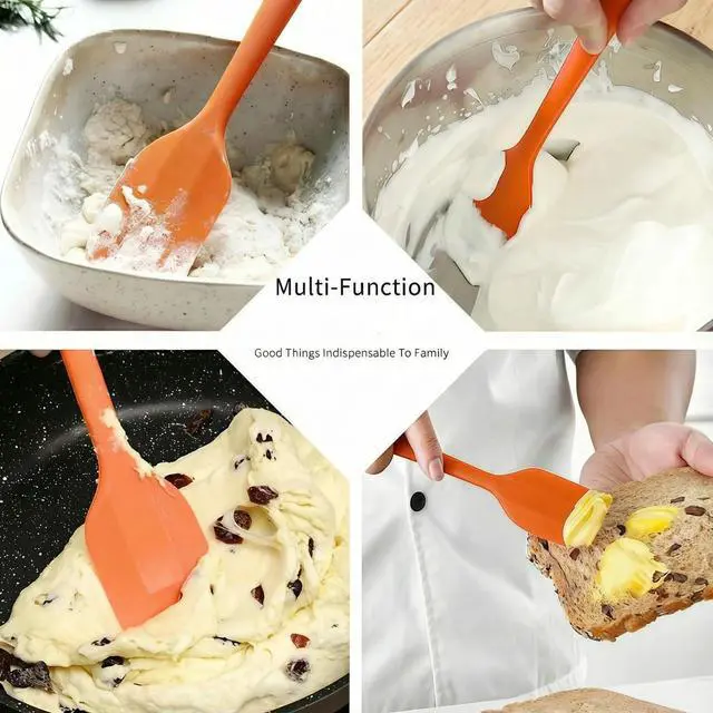 Alt view image 5 of 5 - 3Pcs Egg Whisk Hand Push Rotary Whisks,Semi Automatic Mixer Stirrer for Making Cream Hand Push Whisk,Beating,Whisking,Stirring,Versatile Milk Frother- Spatula for Baking Mixing
